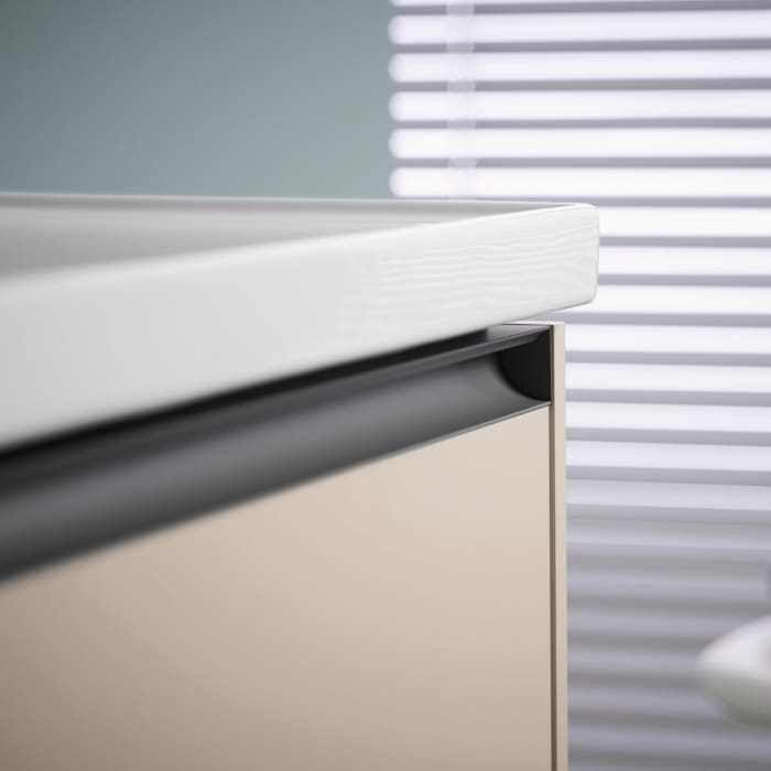 Duravit Ketho.2 Waschtischunterbau wandhängend, 1 Auszug, 58,4 cm