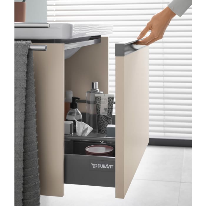 Duravit Ketho.2 Waschtischunterbau wandhängend, 1 Auszug, 78,4 cm