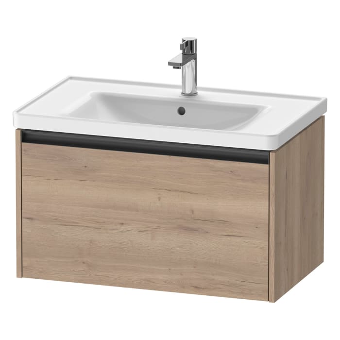 Duravit Ketho.2 Waschtischunterbau wandhängend, 1 Auszug, 78,4 cm