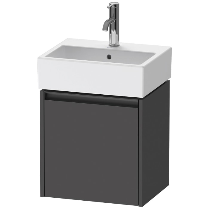 Duravit Ketho.2 Waschtischunterbau wandhängend, 1 Tür, Türanschlag links, 43,4 cm
