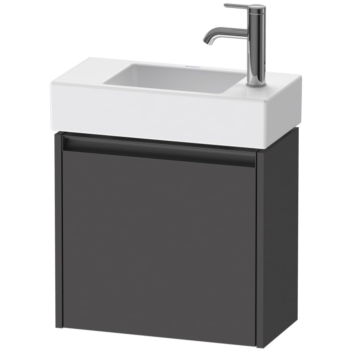 Duravit Ketho.2 Waschtischunterbau wandhängend, 1 Tür, Türanschlag links, 48,4 cm