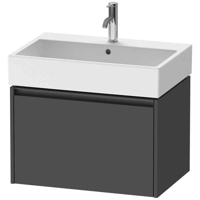 Duravit Ketho.2 Waschtischunterbau wandhängend, 1 Auszug, 68,4 cm