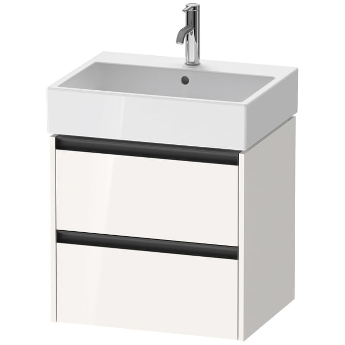 Duravit Ketho.2 Waschtischunterbau wandhängend, 2 Auszüge, 58,4 cm