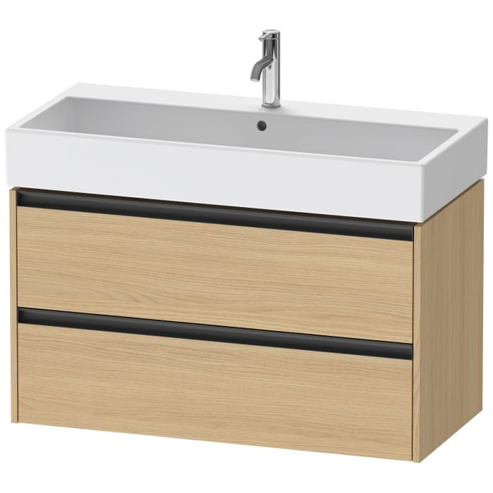 Duravit Ketho.2 Waschtischunterbau wandhängend, 2 Auszüge, 98,4 cm