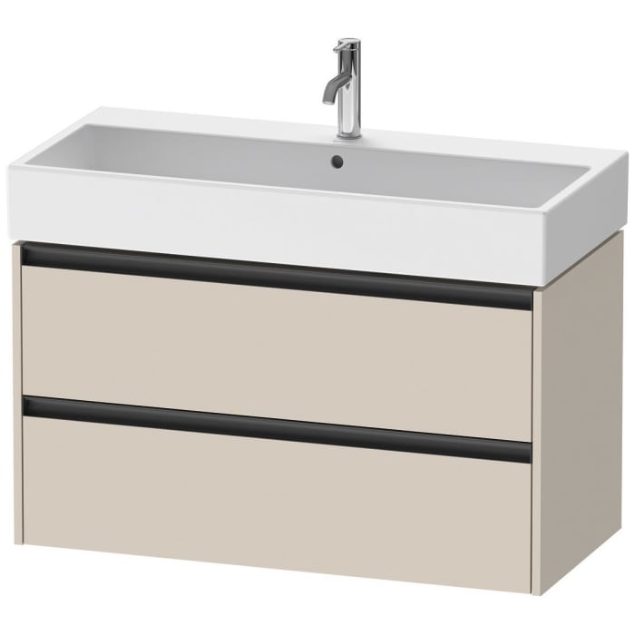 Duravit Ketho.2 Waschtischunterbau wandhängend, 2 Auszüge, 98,4 cm