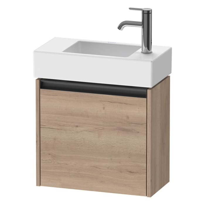 Duravit Ketho.2 Waschtischunterbau wandhängend, 1 Tür, Türanschlag links, 48,4 cm