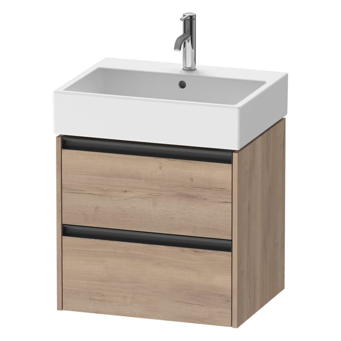 Duravit Ketho.2 Waschtischunterbau wandhängend, 2 Auszüge, 58,4 cm