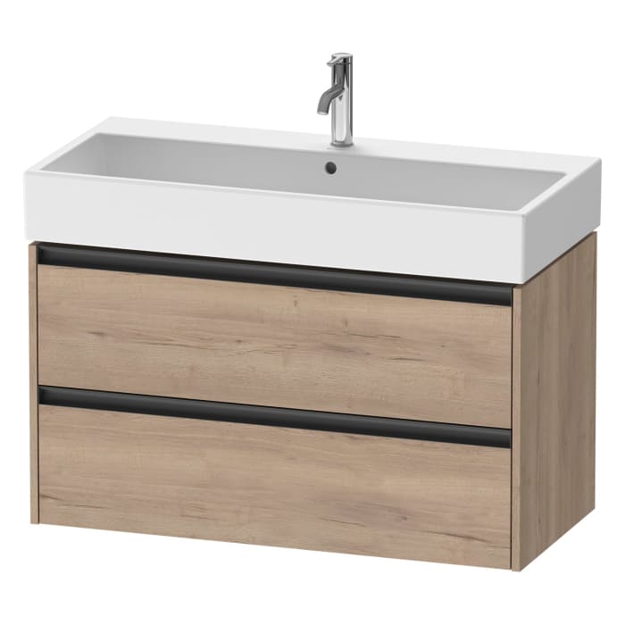 Duravit Ketho.2 Waschtischunterbau wandhängend, 2 Auszüge, 98,4 cm