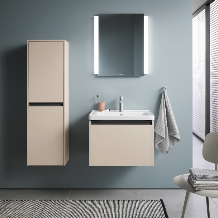 Duravit Ketho.2 Halbhochschrank 40 x 132 cm, Türanschlag rechts