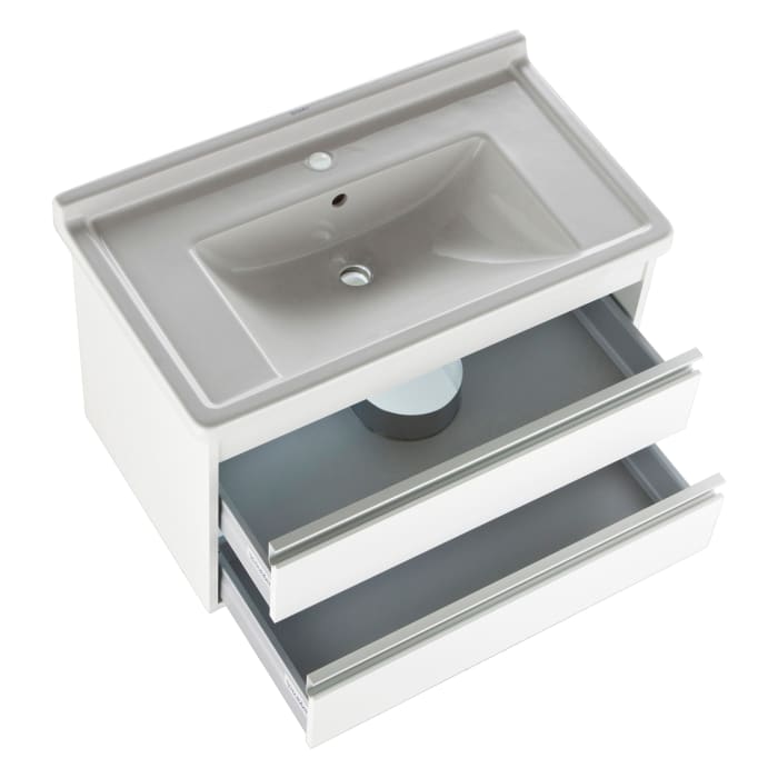 Duravit Ketho Waschtischunterbau für Starck 3 Möbelwaschtisch 70 cm, 2 Auszügen