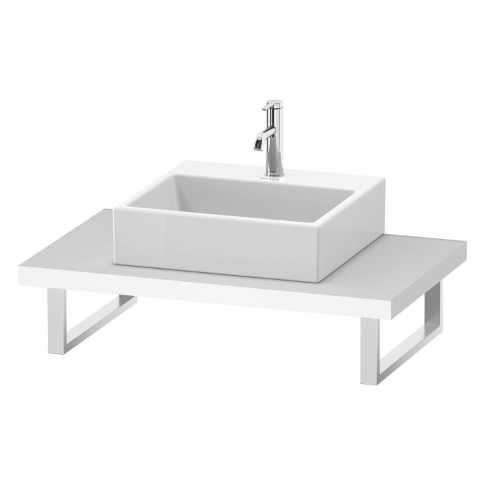 Duravit L-Cube Konsole 82 x 55 x 4,5 cm mit 1 Ausschnitt