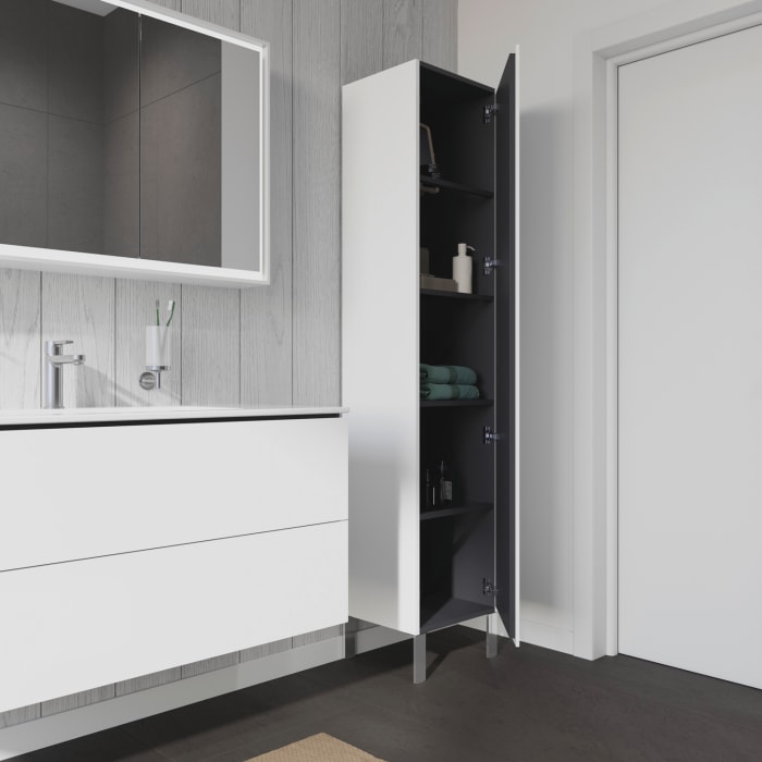 Duravit L-Cube Hochschrank 40 x 36,3 x 176 cm, Anschlag rechts
