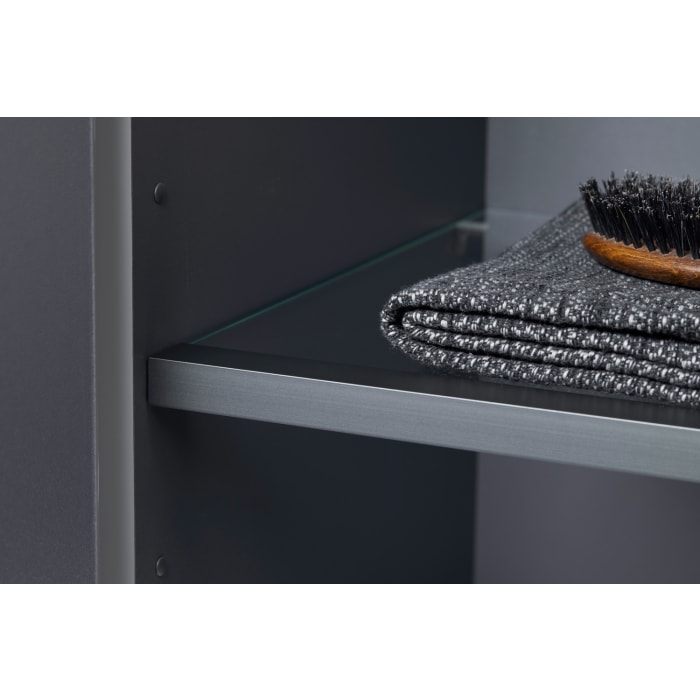 Duravit L-Cube Hochschrank 40 x 36,3 x 176 cm, Anschlag rechts