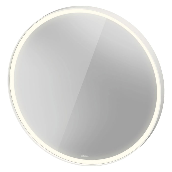 Duravit L-Cube Spiegel mit Beleuchtung Ø 90 cm, mit Spiegelheizung