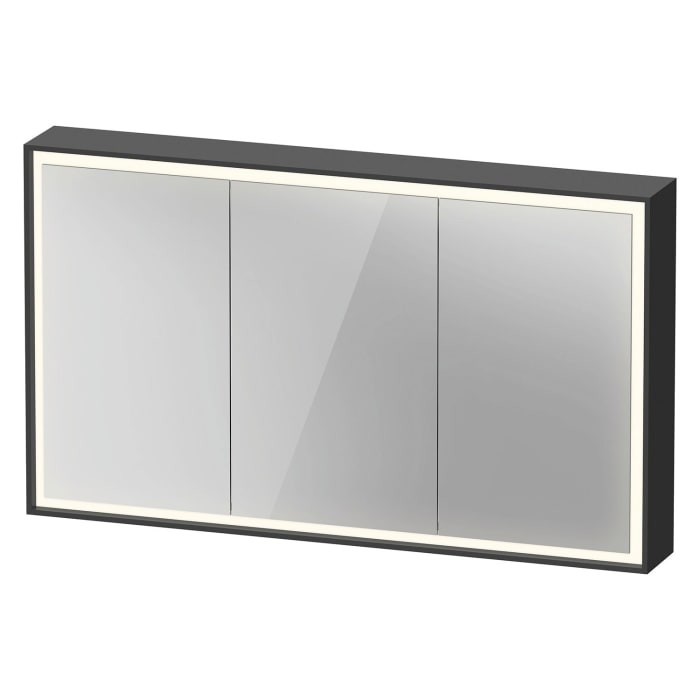 Duravit L-Cube Spiegelschrank 120 x 70 cm, 3 Türen, Steckdose: LKZ 2 (CH)