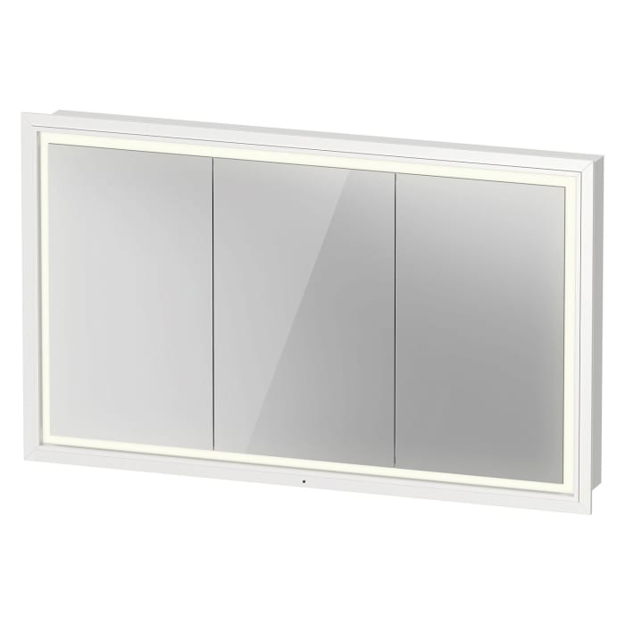 Duravit L-Cube Spiegelschrank 120 x 70 cm, 3 Türen, Steckdose: LKZ 1 (F), Wandeinbau