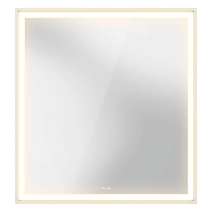 Duravit L-Cube Spiegelschrank 65 x 70 cm, 1 Tür links, Steckdose: LKZ 2 (CH), mit Waschplatzbeleuchtung