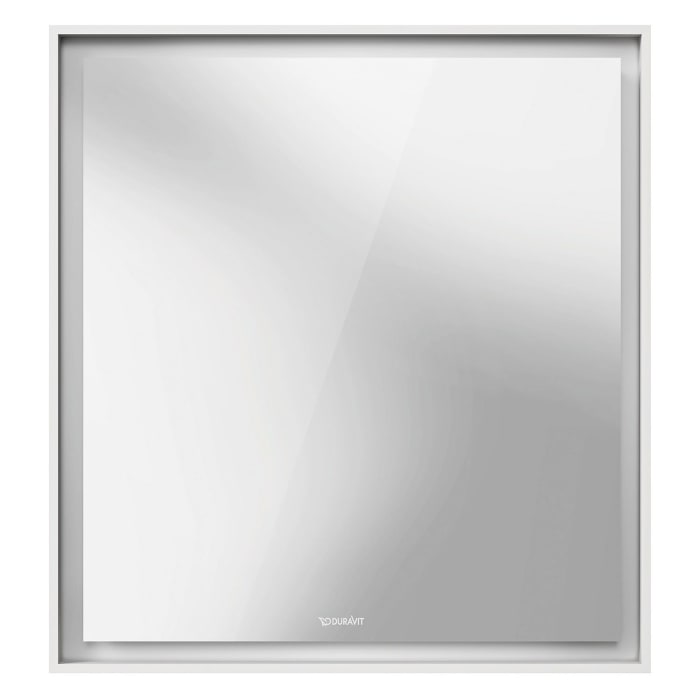 Duravit L-Cube Spiegelschrank 65 x 70 cm, 1 Tür links, Steckdose: LKZ 2 (CH), mit Waschplatzbeleuchtung