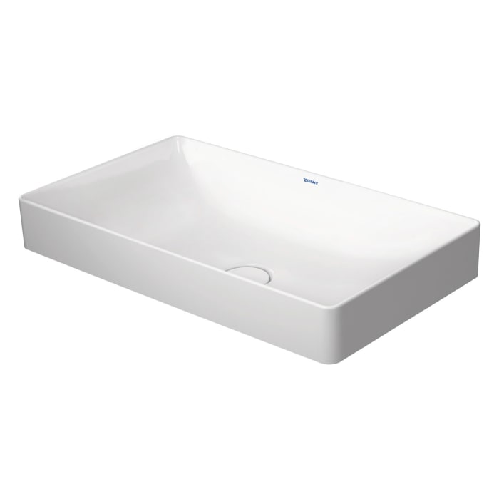 Duravit DuraSquare Aufsatzbecken mit L-Cube Konsolenwaschtischunterbau mit 2 Auszügen, 102 x 55 cm