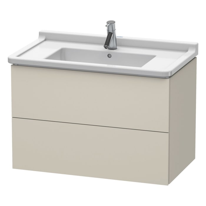 Duravit L-Cube Waschtischunterbau wandhängend mit 2 Auszügen 82 x 46,9 cm