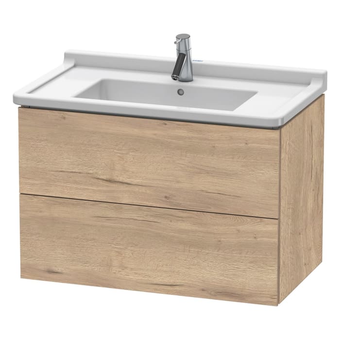 Duravit L-Cube Waschtischunterbau wandhängend mit 2 Auszügen 82 x 46,9 cm