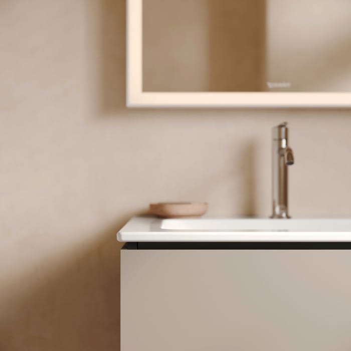Duravit L-Cube Waschtischunterbau wandhängend mit 2 Auszügen, 122 x 48,1 cm