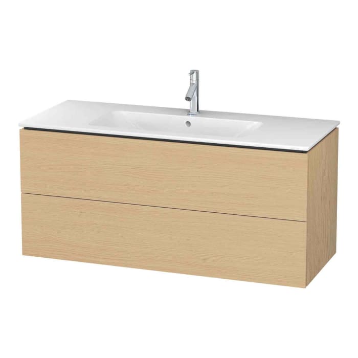 Duravit L-Cube Waschtischunterbau wandhängend mit 2 Auszügen, 122 x 48,1 cm
