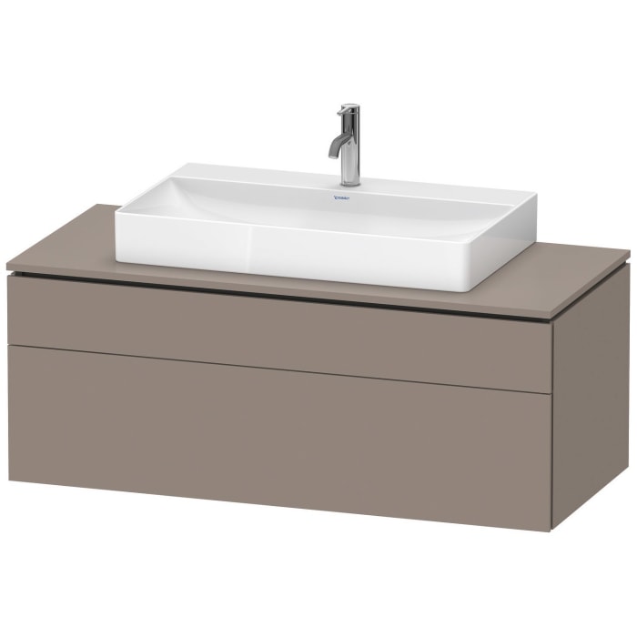 Duravit L-Cube Konsolenwaschtischunterbau mit 2 Auszügen, 122 x 55 cm, für Waschtisch mittig