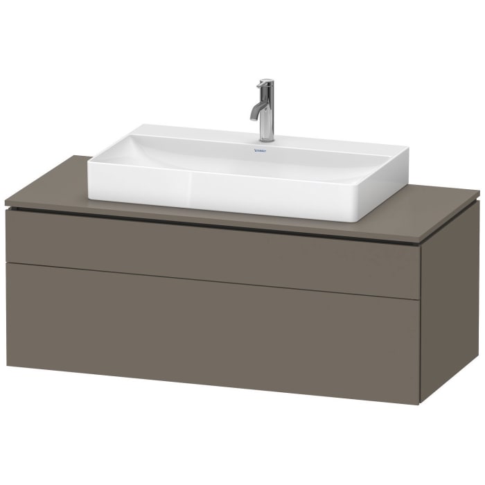 Duravit L-Cube Konsolenwaschtischunterbau mit 2 Auszügen, 122 x 55 cm, für Waschtisch mittig
