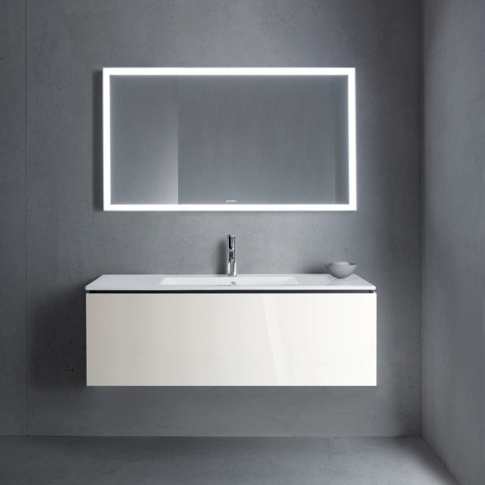 Duravit L-Cube Waschtischunterbau wandhängend mit 1 Auszug, 122 x 48,1 cm