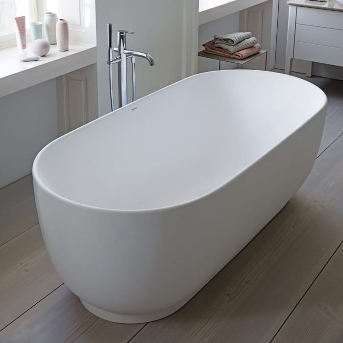 Duravit Luv Badewanne freistehend 160 x 75 cm, mit Überlauf