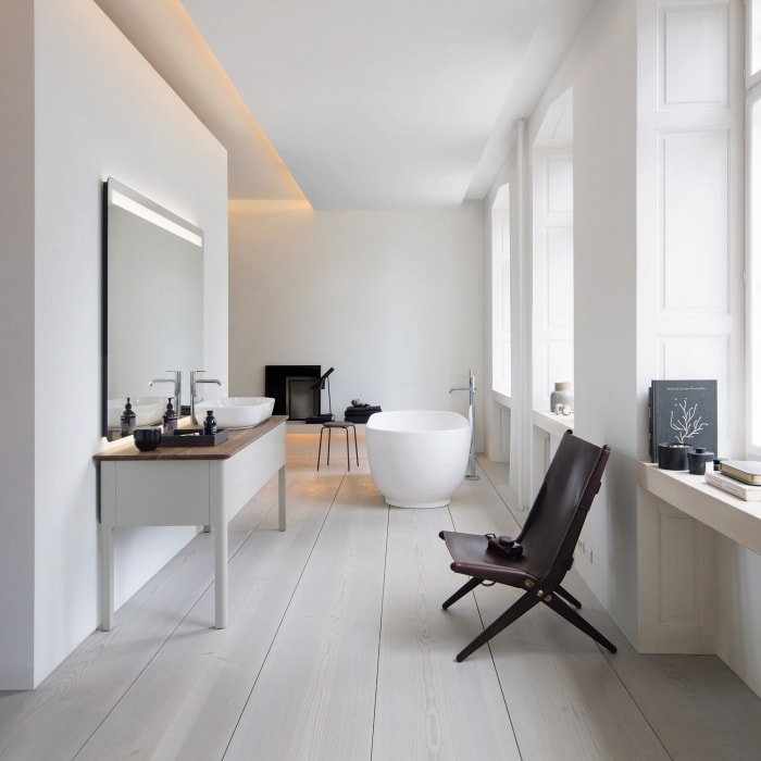 Duravit Luv Badewanne freistehend 160 x 75 cm, mit Überlauf