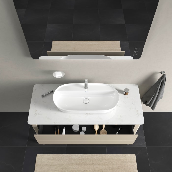 Duravit Luv Waschtischunterbau für Konsole stehend 133,8 x 74,3 cm