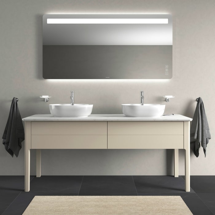 Duravit Luv Waschtischunterbau für Konsole stehend 173,3 x 74,3 cm für 2 Waschtische