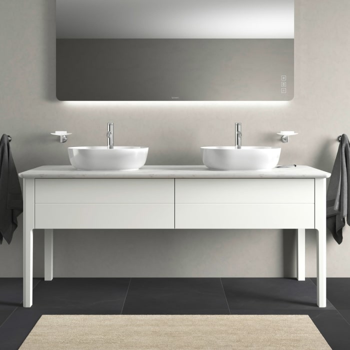 Duravit Luv Waschtischunterbau für Konsole stehend 173,3 x 74,3 cm für 2 Waschtische