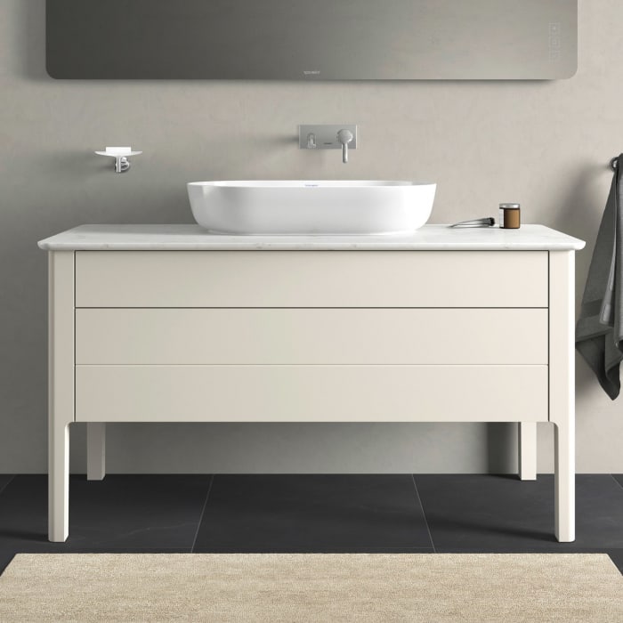 Duravit Luv washbasin base for console standing 133.8 x 74.3 cm