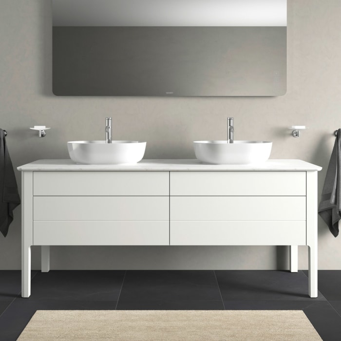 Duravit Luv Waschtischunterbau für Konsole stehend 173,3 x 74,3 cm für 2 Waschtische