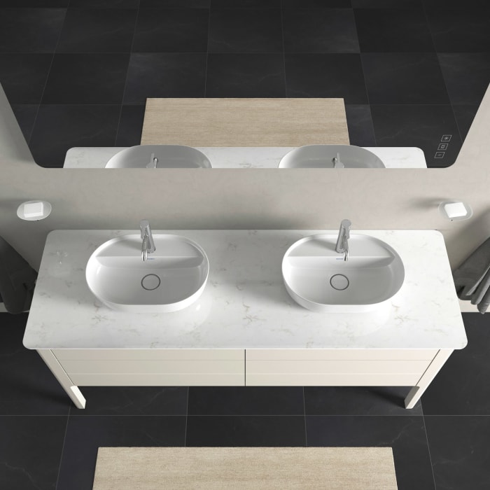 Duravit Luv Waschtischunterbau für Konsole stehend 173,3 x 74,3 cm für 2 Waschtische