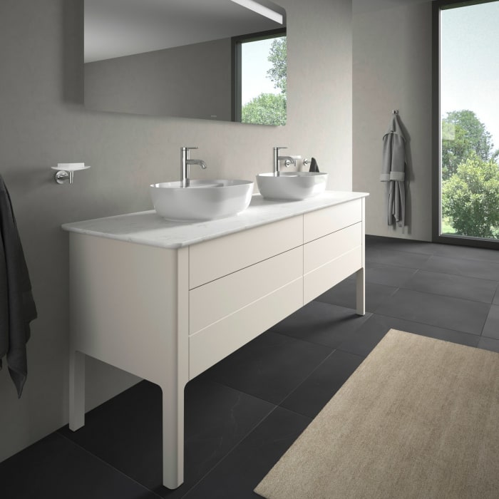 Duravit Luv Waschtischunterbau für Konsole stehend 173,3 x 74,3 cm für 2 Waschtische