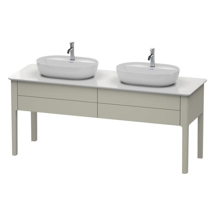 Duravit Luv Waschtischunterbau für Konsole stehend 173,3 x 74,3 cm für 2 Waschtische