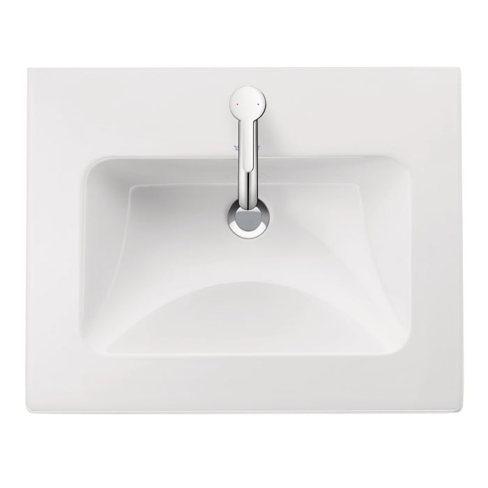 Duravit ME by Starck Möbelwaschtisch 53 cm mit 1 Hahnloch