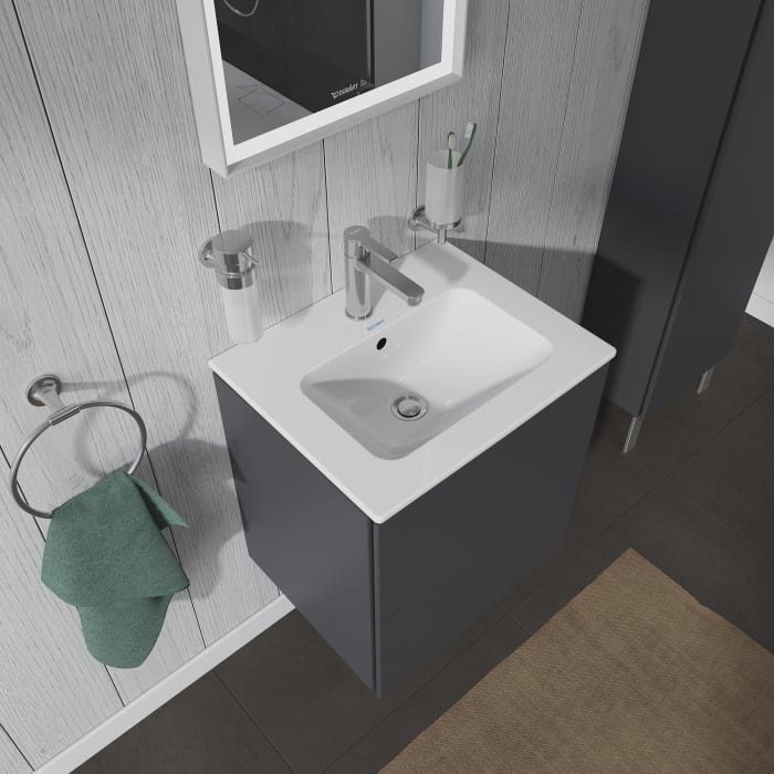 Duravit ME by Starck Möbelwaschtisch 53 cm mit 1 Hahnloch