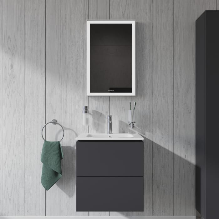 Duravit ME by Starck Möbelwaschtisch 53 cm mit 1 Hahnloch