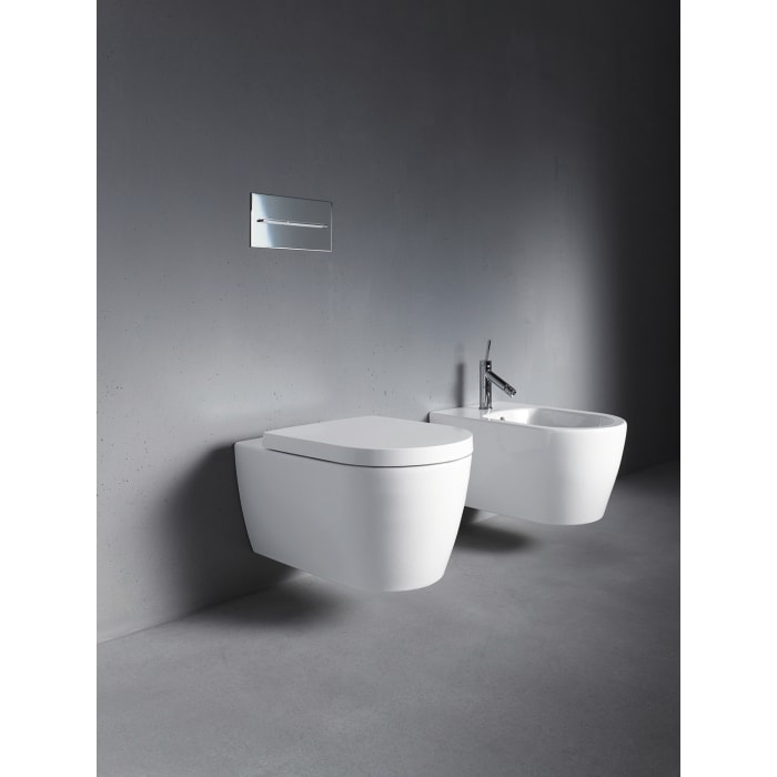 Duravit ME by Starck Wand-WC Rimless Set mit Durashield und HygieneFlush
