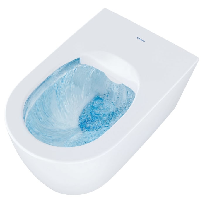Duravit ME by Starck Wand-WC Rimless Set mit Durashield und HygieneFlush