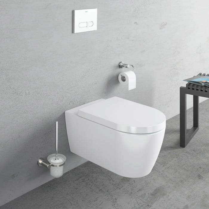 Duravit ME by Starck Wand-WC Rimless Komplett-Set