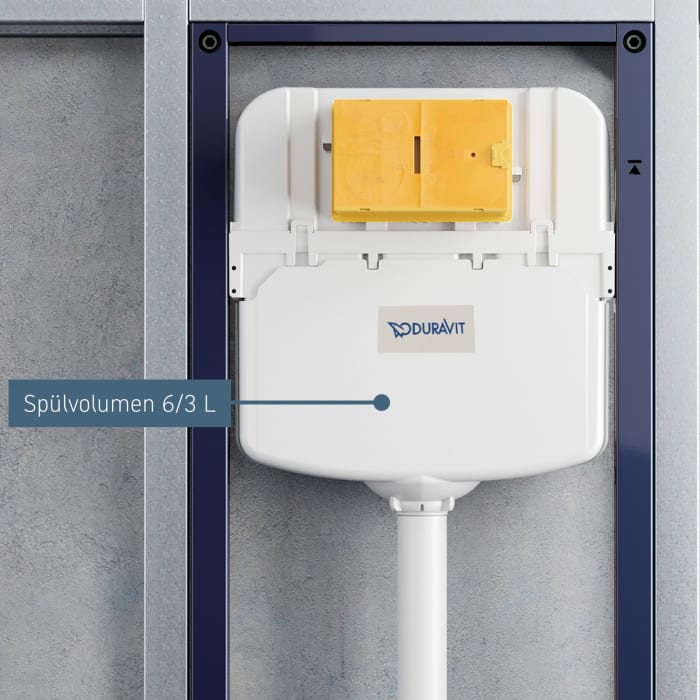 Duravit ME by Starck Wand-WC Rimless Komplett-Set