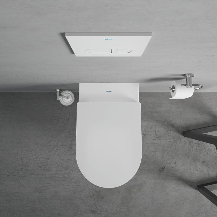 Duravit ME by Starck Wand-WC Rimless Komplett-Set
