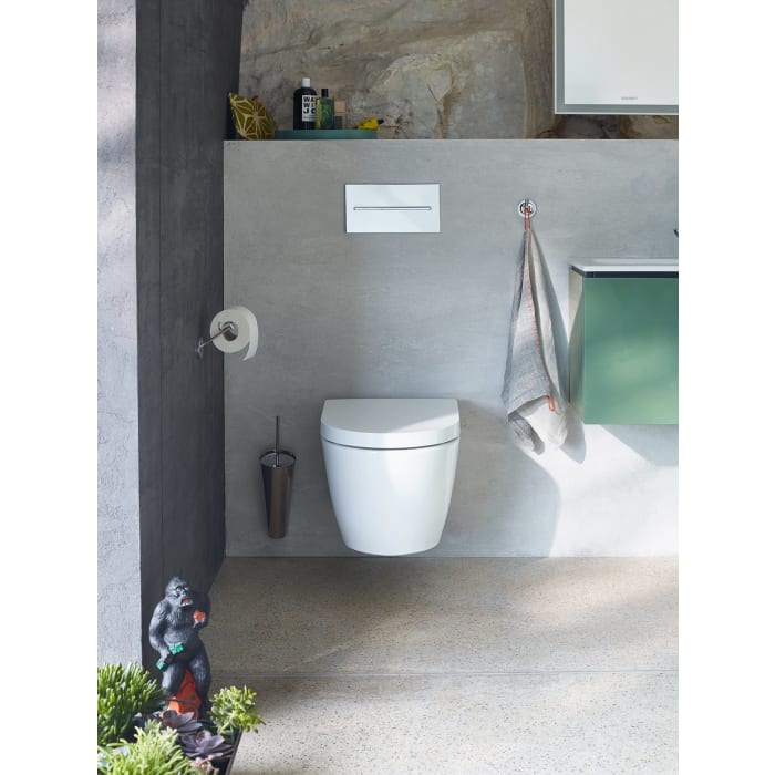 Duravit ME by Starck Wand-WC Compact Rimless mit HygieneGlaze