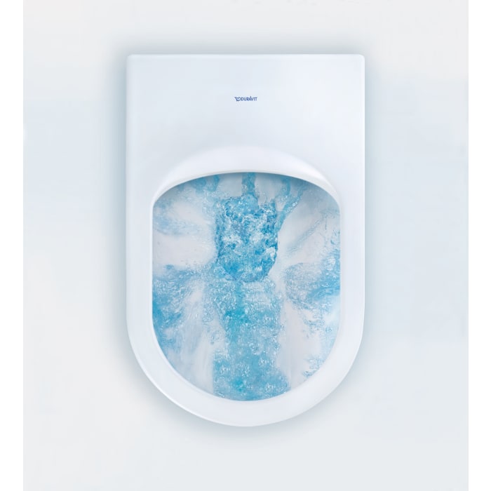 Duravit ME by Starck Wand-WC Rimless mit HygieneGlaze